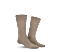 KUNERT Herren Socken Clark druckfreier Bund Beige-mel. 8320 47-50