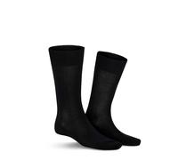 Kunert Herren Socken Clark – druckfreier Bund – Baumwolle – Schwarz 0070 – Gr. 47-50