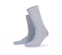 Socken KUNERT "Socke Gary", Herren, Gr. 43-46, grau (light, blau 8040), Obermaterial: 70% Schurwolle WV. 20% Baumwolle CO. 8% Polyamid PA. 2% Elasthan EL., Socken Socken (19585416-43) light, blau 8040