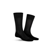 Socken KUNERT "Socke George", Herren, Gr. 47-50, grau (anthra meliert 8130), Obermaterial: 41% Baumwolle CO. 22% Polyamid PA. 21% Wolle WO. 14% Polypropylen PP. 2% Elasthan EL., Socken Socken (7903420
