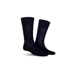 Socken KUNERT "Socke George", Herren, Gr. 47-50, lila (schwarz, navy 8010), Obermaterial: 41% Baumwolle CO. 22% Polyamid PA. 21% Wolle WO. 14% Polypropylen PP. 2% Elasthan EL., Socken Socken (55960766