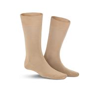 Socken KUNERT "Socke Longlife", Herren, Gr. 47-50, braun (beige 8330), Obermaterial: 45% Polyamid PA. 35% Lyocell CLY. 18% Polypropylen PP. 2% Elasthan EL., Socken Socken (54904004-47) beige 8330
