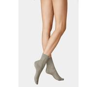 Socken KUNERT "Socke Mixed Structure", Damen, Gr. 35-38, grau (light grau 1370), Obermaterial: 75% Baumwolle CO. 25% Polyamid PA., Socken Socken (70359400-35) light grau 1370