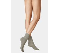 Socken KUNERT "Socke Open Structure", Damen, Gr. 35-38, grau (light grau 1370), Obermaterial: 85% Baumwolle CO. 15% Polyamid PA., Socken Socken (82439439-35) light grau 1370
