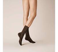 KUNERT Damen Socken Winter Dreams - Plait weich Brown-mel. 8210 39-42