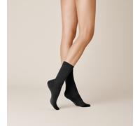 Socken KUNERT "SOFT WOOL COTTON", Damen, Gr. 35-38, schwarz, Obermaterial: 70% Schurwolle, 20% Baumwolle, 8% Polyamid, 2% Elasthan, Socken Socken, Weiche Socken aus Merino- und Baumwolle (58400737-35)