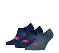 Levi's Unisex Footie Socks, Navy, 43/46
