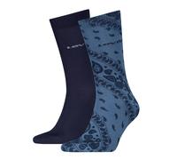 Socken LEVI'S "LEVIS REG CUT BANDANA PRINT", Damen, Gr. 43-46, blau combo, Baumwollmischung, elastisch, Socken Socken, softer Cotton-Mix, schmales Rippenbündchen, uni, Paisley-Muster (29479210-43) bla