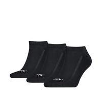 Socken LEVI'S "LEVIS UNI LOW CUT ORANGE TAB 3P", Damen, Gr. 39-42, schwarz, Obermaterial: 78% Baumwolle, 21% Polyester, 1% Elasthan, Socken Socken (38813366-39) schwarz
