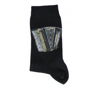 Socken mit eingewebtem Akkordeon - Sockengrößen: 46-48