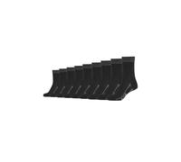 Socken MUSTANG "9er Pack", Damen, Gr. 35-38, schwarz, 73% Baumwolle, 23% Polyester, 2% Polyamid, 2% Elasthan, Socken Socken (10819359-35) schwarz