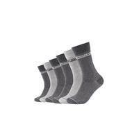 Socken MUSTANG "Socken 6er Pack" Gr. 39/42, grau (dark grey mi) Herren Socken (50517515-39) dark grey mi