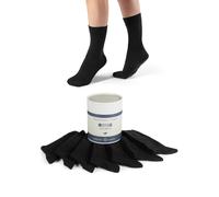 Socken MUSTANG "Sockenbox 7er Pack" Gr. 39/42, schwarz (black) Herren Socken (53589717-39) black