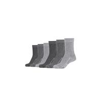 Socken MUSTANG, Damen, Gr. 35-38, grau (fog mix), Baumwollmischung, normal, Socken Socken, mit verstärktem Fersen- und Zehenbereich (55159039-35) fog mix