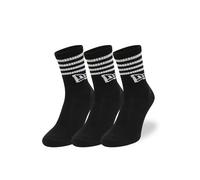 Socken NEW ERA - Stripe Crew 3Pack Blk (BLK) Größe: 35-38