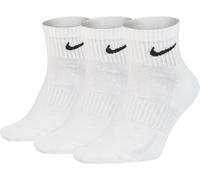 Nike U NK Everyday Cush Ankle 3PR Herren-Socken, White/(Black), FR: L (Größe Hersteller: 42 - 46)
