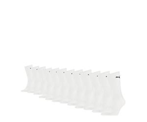 Socken PUMA "PUMA CREW SOCK 12P ECOM", Damen, Gr. 39-42, weiß, Baumwollmischung, normal, Socken Socken (19562421-39) weiß