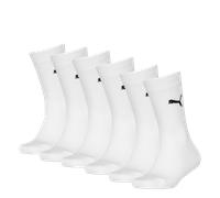 Socken PUMA "PUMA KIDS EASY RIDER 6P ECOM", Damen, Gr. 23-26, weiß, Baumwollmischung, normal, Socken Socken, Sportsocken, Rippenbündchen, Logo (14595157-23) weiß
