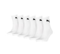 PUMA Kurze Crew-Socken im 6er-Pack | Mit Aucun | Weiß | Größe: 47-49 white