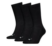 Socken PUMA "PUMA UNISEX CUSHIONED NEXT CREW 3P", Herren, Gr. 35-38, schwarz, Baumwollmischung, normal, Socken Socken, mit Zonenpolsterung für zusätzlichen Komfort (29671129-35) schwarz