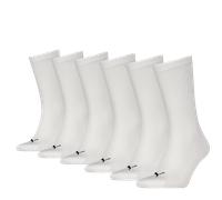 Socken PUMA "PUMA UNISEX CUSHIONED NEXT CREW 6P ECOM", Herren, Gr. 39-42, weiß, Baumwollmischung, Socken Socken, mit Logoschriftzug an der Rückseite (58614604-39) weiß