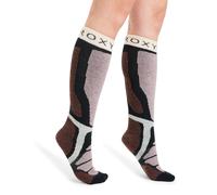 Socken ROXY "Roxy High Peak", Damen, Gr. S, schwarz, 38% Modacryl, 38% Merino Wolle, 14% Polyester, 5% Elasthan, 5% Nylon, Socken Socken (84018938-S) schwarz