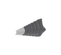 Socken S.OLIVER "12er Pack", Herren, Gr. 36-41, grau (dunkelgrau mix), 55% Baumwolle, 42% Polyester, 3% Elasthan, uni, Socken Socken (23931612-36) dunkelgrau mix