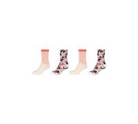 Socken S.OLIVER "Socken 4er Pack", Damen, Gr. 35-38, pink (pink sand), 98% Polyester, 2% Elasthan, Socken Socken (96691366-35) pink sand