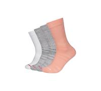 Socken S.OLIVER "Socken urban Sport 4er Pack", Damen, Gr. 39-42, coral cloud, 64% Baumwolle, 19% Polyamid, 13% Polyester, 4% Elasthan, uni, Socken Socken, 4er Pack Gekämmte Baumwolle für weichen Trage