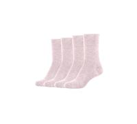 Socken S.OLIVER "Socken 4er Pack" Gr. 35/38, rosa (rosé melange) Damen Socken (94614869-35) rosé melange