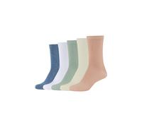 Langsocken S.OLIVER "originals", Herren, Gr. 35-38, pink (pink sand), Baumwollmischung, unifarben, Socken, mit Elasthan-Anteil (54776625-35) pink sand