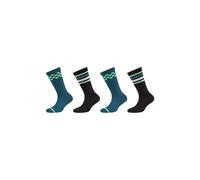 Socken S.OLIVER "6er Pack", Mädchen, Gr. 27/30, schwarz, 84% Baumwolle 14% Polyamid 2% Elasthan, Socken Socken (25117321-27) schwarz