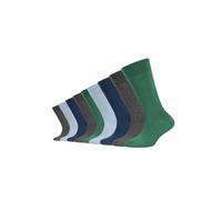 Socken S.OLIVER "Socken Kinder Strümpfe mit weichem Bund Baumwolle Pflegeleicht", Damen, Gr. 31-34, grün (frosty grün), 80% Baumwolle, 17% Polyamid, 3% Elasthan, uni, Socken Socken (26098923-31) frost