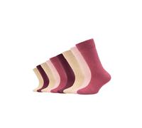 Socken S.OLIVER "9er Pack", Mädchen, Gr. 35-38, rosa (rose wine), 80% Baumwolle, 17% Polyamid, 3% Elasthan, meliert, Socken Socken (56384957-35) rose wine