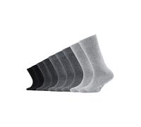 Socken S.OLIVER "essentials", Herren, Gr. 23-26, grau (grautöne), Baumwollmischung, bedruckt, unifarben, normal, Socken Socken, mit weichem Bund, Topseller (53933362-23)