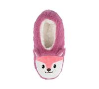 Socken S.OLIVER, Mädchen, Gr. 29-32, Sockengröße, rosa (malaga), Obermaterial: 100% Polyester, Socken Socken, Home-Sneaker-Socken, für Kinder, mit rutschfester Sohle (38284627-29) malaga