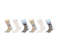 Socken S.OLIVER, Mädchen, Gr. 31-34, Sockengröße, bunt (cerulean), Obermaterial: 63% Baumwolle, 35% Polyamid, 2% Elasthan, Socken Socken, für Kinder, mit OCS-Zertifizierung (90555855-31) cerulean