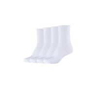 Socken S.OLIVER "Socken 4er Pack" Gr. 39/42, weiß (white) Damen Socken (50231049-39) white