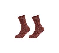 Socken S.OLIVER "Socken 2er Pack", Damen, Gr. 35/38, orange (burnt orange), 66% Polyacryl 29% Wolle 4% Polyamid 1% Elasthan, Socken Socken (34610739-35) burnt orange