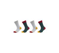 4er Pack s.Oliver Hygge Organic Rib Crew Socken Kinder 7956 - sea moss 39-42
