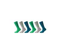 Socken S.OLIVER "Socken 6er Pack", Mädchen, Gr. 27/30, bunt (barrier reef), 75% Baumwolle 23% Polyester 2% Elasthan, Socken Socken (52973350-27) barrier reef