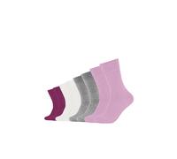 8er Pack s.Oliver Essentials Gekämmte Baumwolle Crew Socken 4150 - lavender 35-38