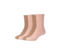 Socken S.OLIVER "warm & cozy", Damen, Gr. 39-42, rosa (mahogany rose), Materialmix, Socken Socken, mit elastischem Bund (31608038-39) mahogany rose