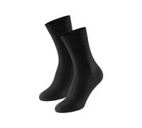 Schiesser Herrensocken 178472-000 95/5 2er-Pack Schwarz Größe 39/42