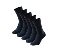 Schiesser Herren Socken Bluebird 5er-Pack Baumwoll-Mix Stay Fresh uni/gemustert Blau 39-42