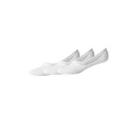 Socken SCHIESSER "In Shoe", Damen, Gr. 37-38, 100, weiß, Obermaterial: 60% Baumwolle, 30% Polyamid, 9% sonstige Fasern, 1% Elasthan, Socken Socken (11418326-37) 100, weiß