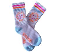 Socken - Schulkind YAY - Smiley pink - Größe 31-34