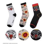 Socken Set: Stranger Things Hellfire Club (3 Paar)