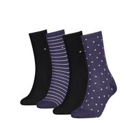 Socken TOMMY HILFIGER, Damen, Gr. 35-38, lila haze, Obermaterial: 69% Baumwolle, 30% Polyamid, 1% sonstige Fasern, Socken Socken (60248269-35) lila haze