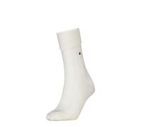 Socken TOMMY HILFIGER, Damen, Gr. 39-42, weiß (sanftes weiß), Obermaterial: 49% Polyamid, 45% Wolle, 5% sonstige Fasern, 1% Elasthan, Socken Socken (67384329-39) sanftes weiß